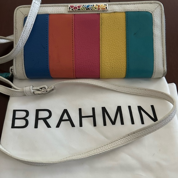 Brahmin Colorful Leather Wristlet - Picture 1 of 1
